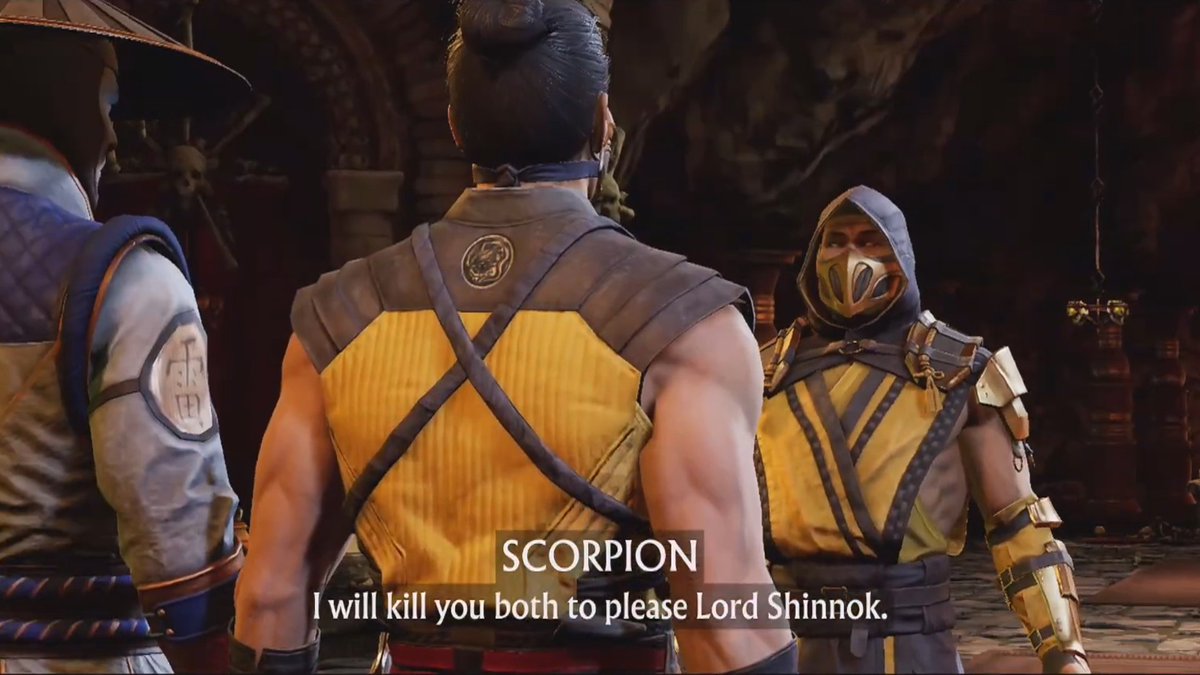 4thSnake's tweet image. Scorpion's always fighting himself these days...