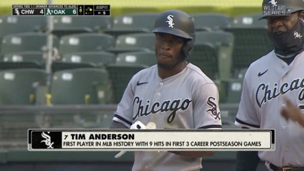 ChiSoxFanMike's tweet photo. 2x All-Star
Batting Champion
Silver Slugger
1,021 hits
1.030 postseason OPS
Many memorable moments

I will always appreciate what Tim Anderson did for this organization. https://t.co/KlElBGUztX