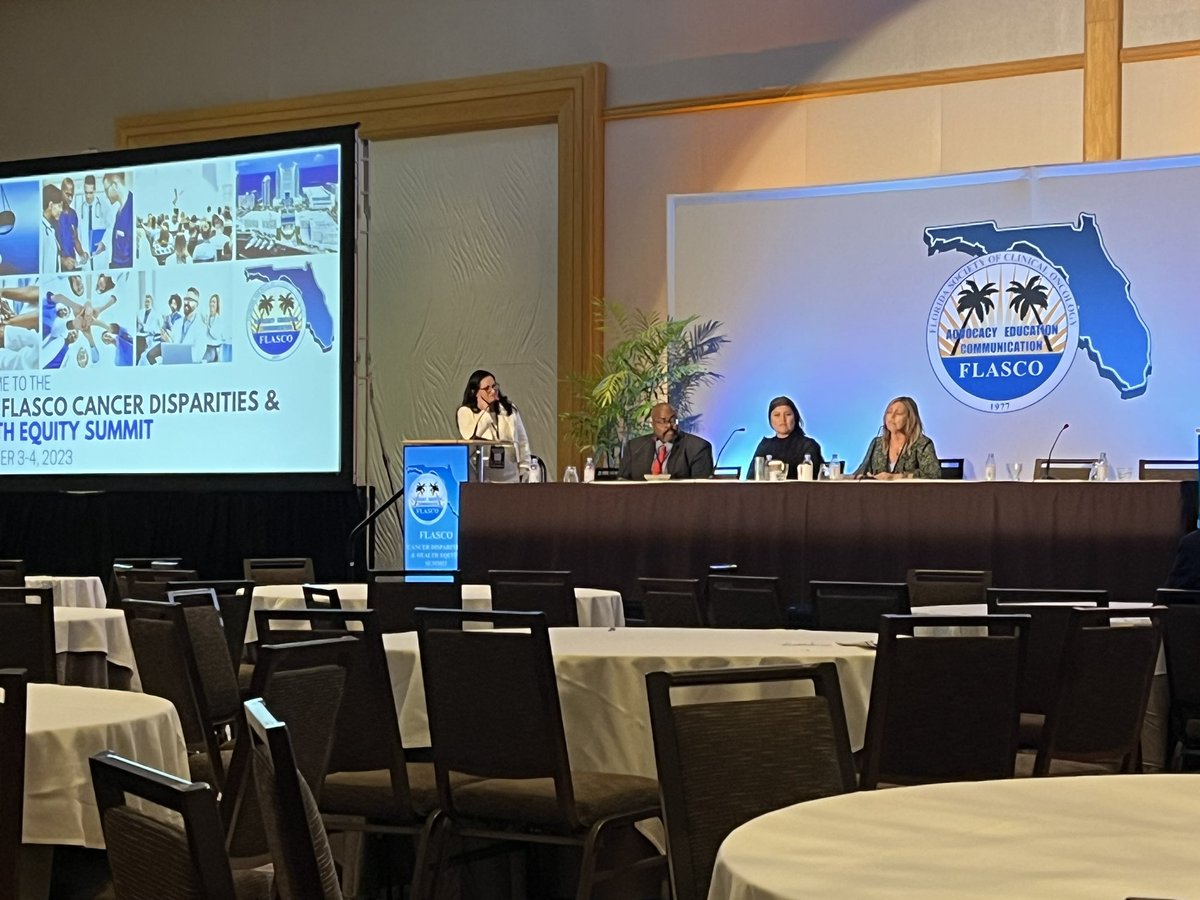 Just finished listening to a great panel discussion led by <a href="/Latinamd/">Dr. Estela Rodriguez</a> on the dynamic role of social media in education and its impact on various aspects of cancer. 📚💡 #FLASCO2023 #CancerEducation #SocialMedia