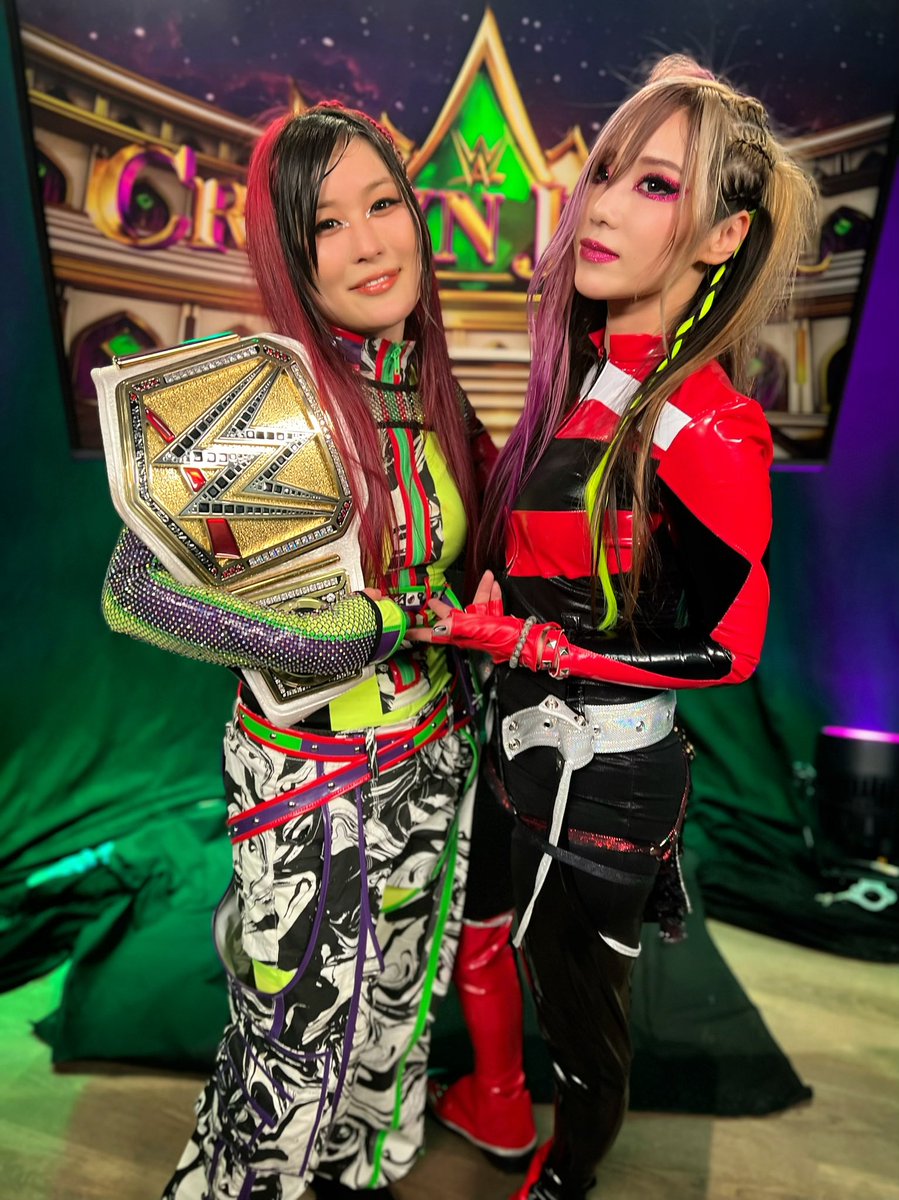 Iyo_SkyWWE's tweet image. WELCOME BACK. 

#WWECrownJewel 
@KAIRI_official @WWE @WWEmena