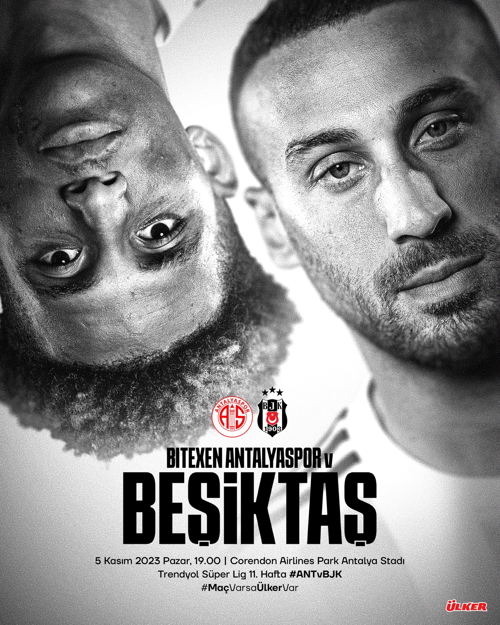 Antalyaspor Beşiktaş Maç Afişi