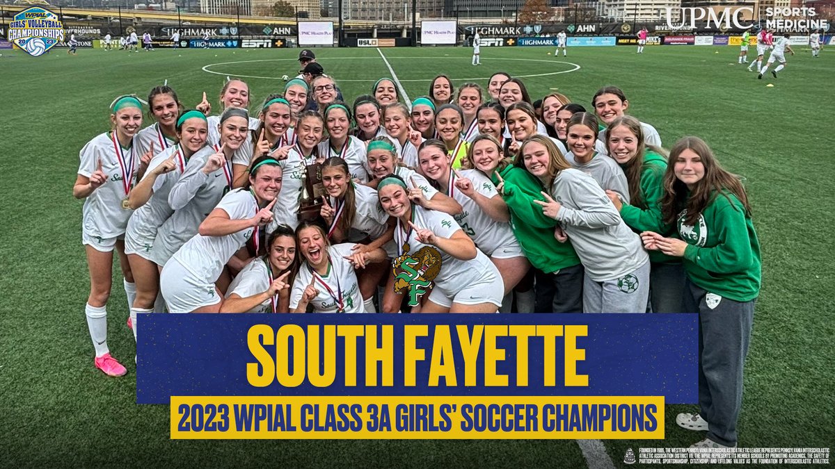 WPIAL (@wpial7) on Twitter photo ๐๐๐๐ ๐๐๐๐๐ / <a href="/UPMCSportsMed/">UPMC Sports Medicine</a> ๐๐ฅ๐๐ฌ๐ฌ ๐๐ ๐๐ข๐ซ๐ฅ๐ฌ' ๐๐จ๐๐๐๐ซ ๐๐ก๐๐ฆ๐ฉ๐ข๐จ๐ง
๐ฅ <a href="/sflionssports/">South Fayette Sports</a>
๐ฅ <a href="/MoonTigersAD/">Moon Area Tigers</a>
#WPIAL | โฝ๏ธ๐ ๐๐๐๐ ๐๐๐๐๐ / <a href="/UPMCSportsMed/">UPMC Sports Medicine</a> ๐๐ฅ๐๐ฌ๐ฌ ๐๐ ๐๐ข๐ซ๐ฅ๐ฌ' ๐๐จ๐๐๐๐ซ ๐๐ก๐๐ฆ๐ฉ๐ข๐จ๐ง
๐ฅ <a href="/sflionssports/">South Fayette Sports</a>
๐ฅ <a href="/MoonTigersAD/">Moon Area Tigers</a>
#WPIAL | โฝ๏ธ๐