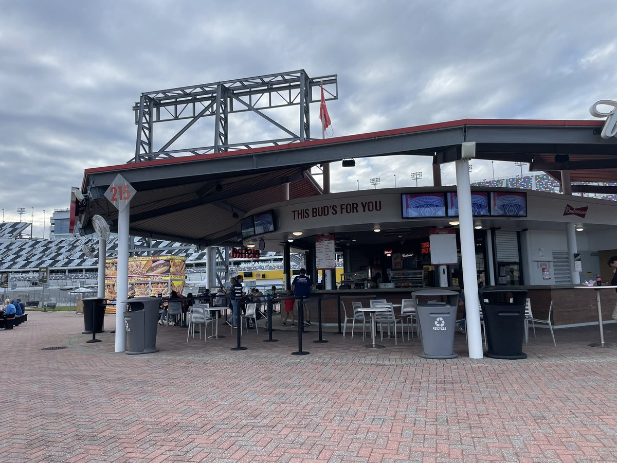 #nascar @DAYTONA absolutely bizarre that you’re conducting a 24 Historical race and your only food vendor doesn’t have water or most other items.