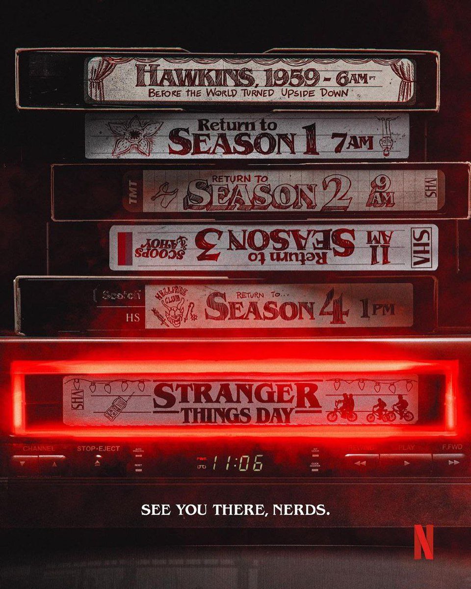RdKonYT's tweet photo. "Return To Stranger"
Kya lagta hai kuch hoga
November 6 Ko
#StrangerThings 
#StrangerThingsDay 
#Netflix https://t.co/d2jnQDUQRV