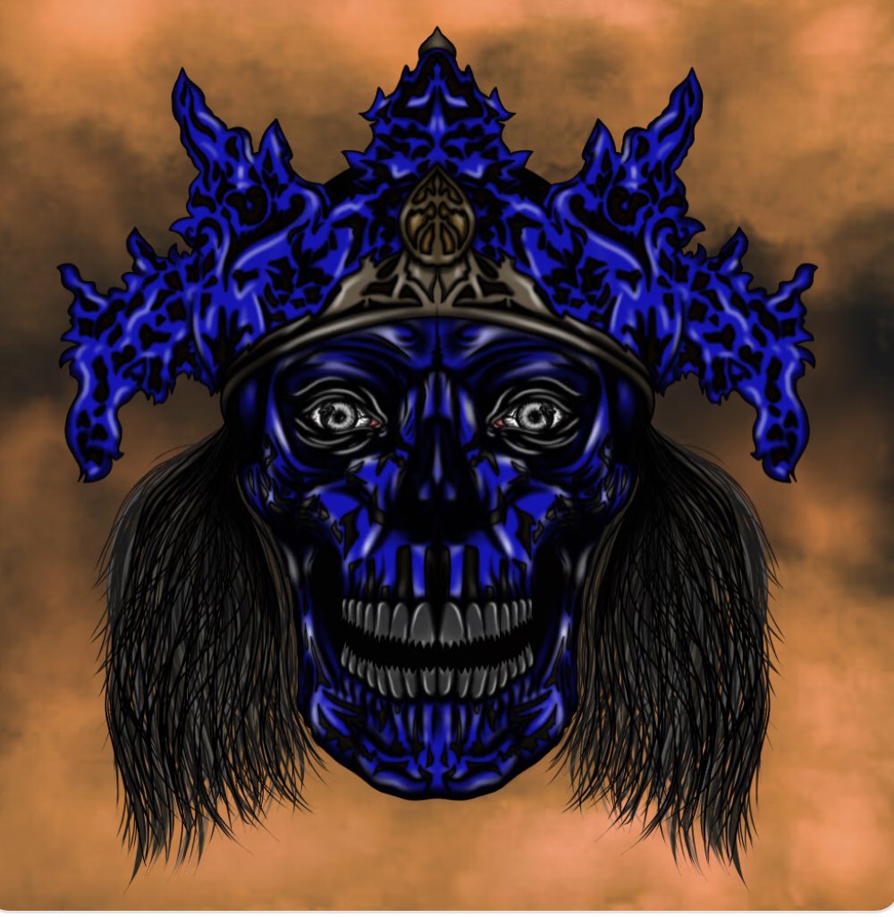 jesselankford's tweet image. Revealed my @TheCrypt_Nfts today. All Hail the Sapphire King! 
#Crypt 
#TheMovementIsReal