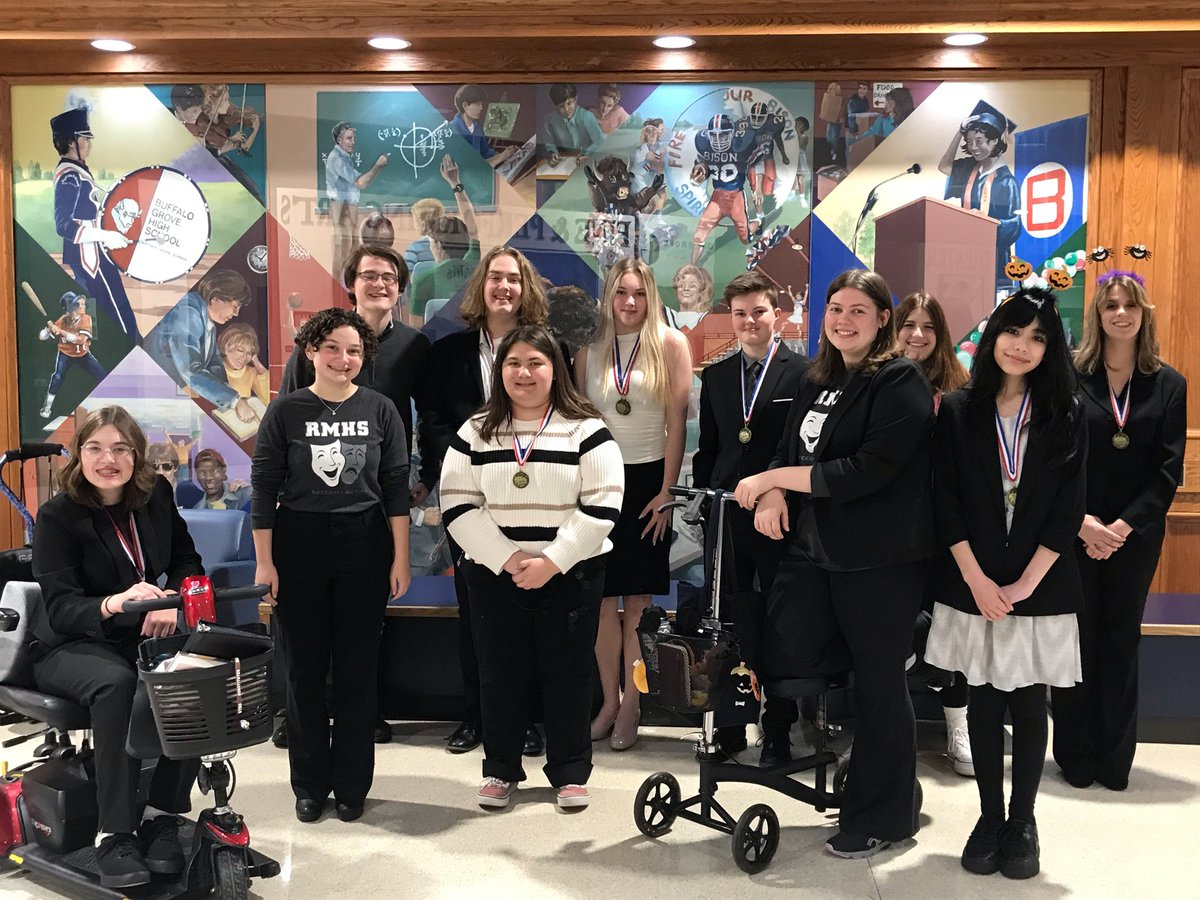 mary luckritz (@mluckritz) on Twitter photo 1st Place 1st Competition !
Congratulations to <a href="/RMHSMUSTANGS/">Rolling Meadows HS</a> <a href="/RMHS_SpeechTeam/">RMHS Speech Team</a> Novices BRIANNA JURCZYKOWSKI, HI; ISABELLA REYES, DI; CAM SMITH, Dec; & double champion ADDY GRIFFIN in IMP & Radio! <a href="/MrsWnek/">Izabella Wnek</a> <a href="/RMMusicBoosters/">RMHS Music Boosters</a> <a href="/d214finearts/">d214finearts</a> <a href="/RMFineArts/">RMHS Fine Arts</a> <a href="/RMHSKelly/">Megan Brickman Kelly</a> @Ms_DiPasquale 1st Place 1st Competition !
Congratulations to <a href="/RMHSMUSTANGS/">Rolling Meadows HS</a> <a href="/RMHS_SpeechTeam/">RMHS Speech Team</a> Novices BRIANNA JURCZYKOWSKI, HI; ISABELLA REYES, DI; CAM SMITH, Dec; & double champion ADDY GRIFFIN in IMP & Radio! <a href="/MrsWnek/">Izabella Wnek</a> <a href="/RMMusicBoosters/">RMHS Music Boosters</a> <a href="/d214finearts/">d214finearts</a> <a href="/RMFineArts/">RMHS Fine Arts</a> <a href="/RMHSKelly/">Megan Brickman Kelly</a> @Ms_DiPasquale