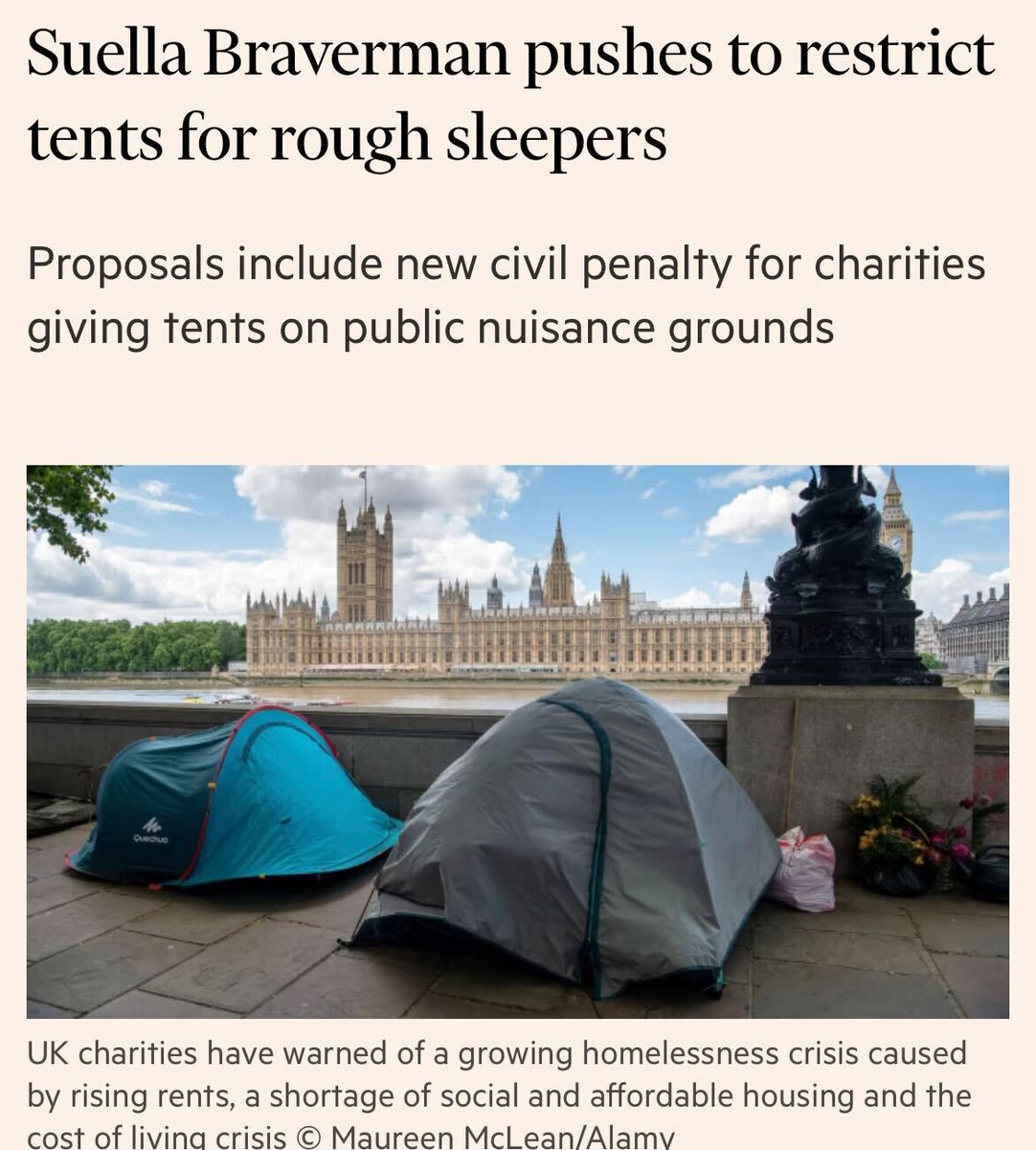 In 12 hours, more than 50,000 people have signed our petition opposing Suella Braverman's heartless attempt to stop homeless people using tents -- and punish charities who help the homeless. It is callous, and must be stopped. Add your name: act.38degrees.org.uk/act/homelessne…
