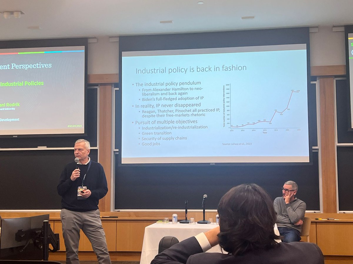 Harvard CID (@harvardcid) on Twitter photo In #NEUDC2023 #CIDDevelopmentPerspectives "Place-based and Industrial Policies," <a href="/rodrikdani/">Dani Rodrik</a> and <a href="/gordon_h_hanson/">Gordon Hanson</a> explored the connection between industrial policy, place-based policies, and development. In #NEUDC2023 #CIDDevelopmentPerspectives "Place-based and Industrial Policies," <a href="/rodrikdani/">Dani Rodrik</a> and <a href="/gordon_h_hanson/">Gordon Hanson</a> explored the connection between industrial policy, place-based policies, and development.