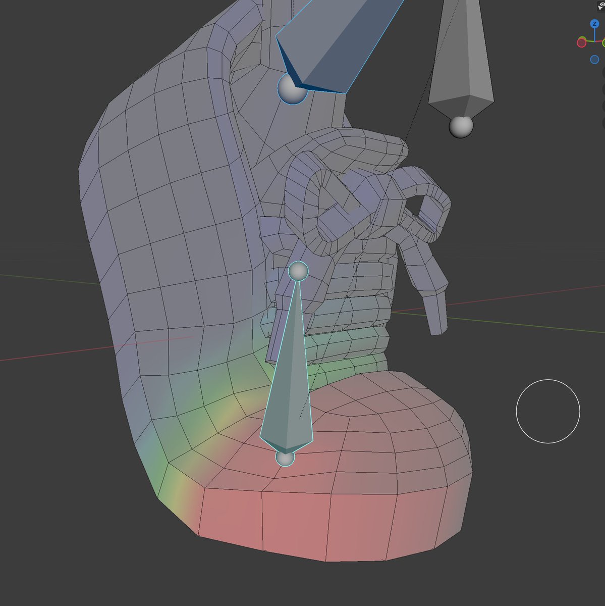 NilsKoster's tweet image. Starting too enjoy rigging more and more. This thing with floating geo used too be hard