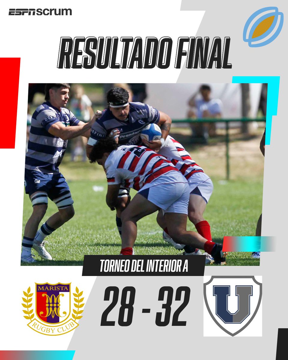 🏉🔝 ¡ <a href="/Unirugbytuc/">Universitario Rugby Club</a> lo dio vuelta y se metió en la final del Torneo del Interior A!

En condición de visitante, el cuadro tucumano se impuso sobre Marista por 32 a 28 y enfrentará a Córdoba Athletic.