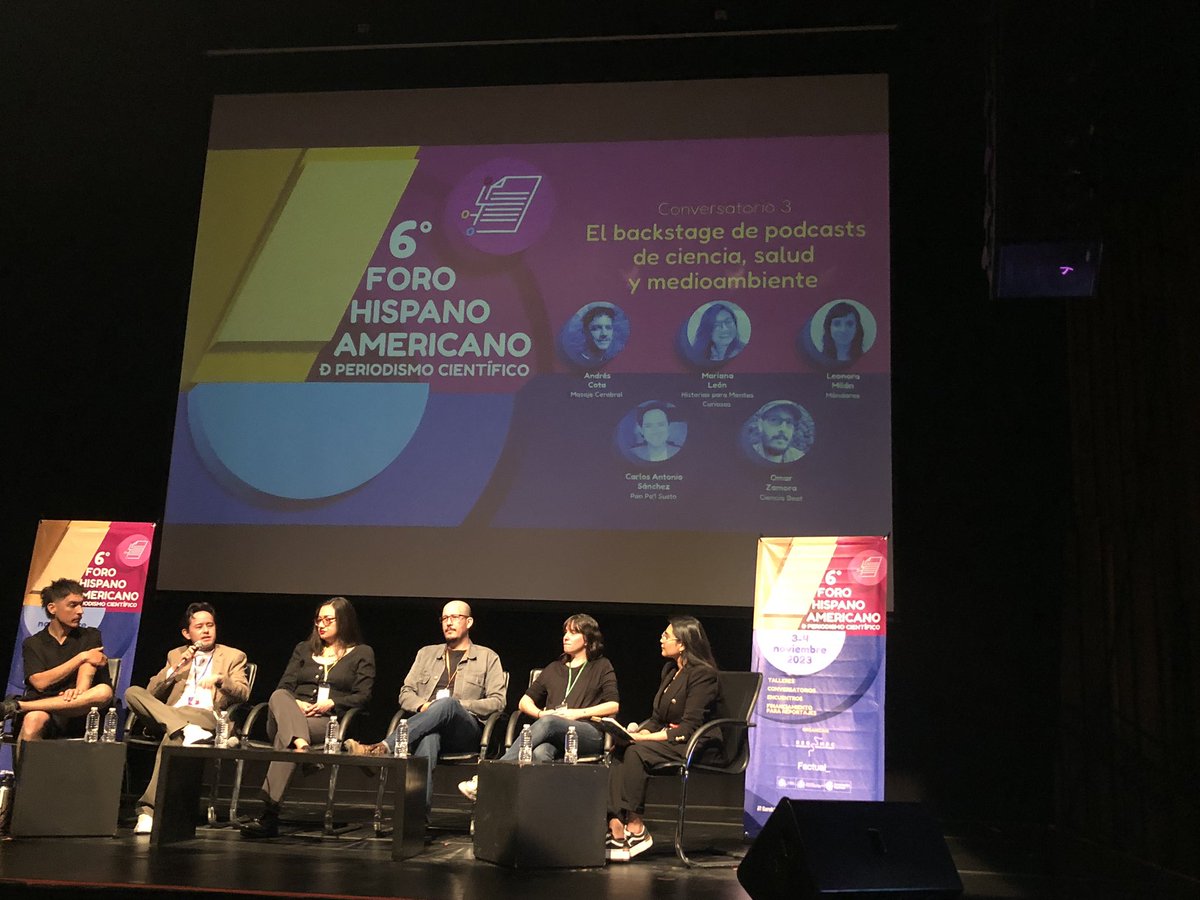 Hay una diversidad de podcast sobre ciencia, algunos ejemplos son: #MasajeCerebral #PanPalSusto #HistoriasParaMentesCuriosas #CienciaBeat #Mandarax
#ForoHPC2023 <a href="/red_mpc/">RedMexPeriodCiencia</a>