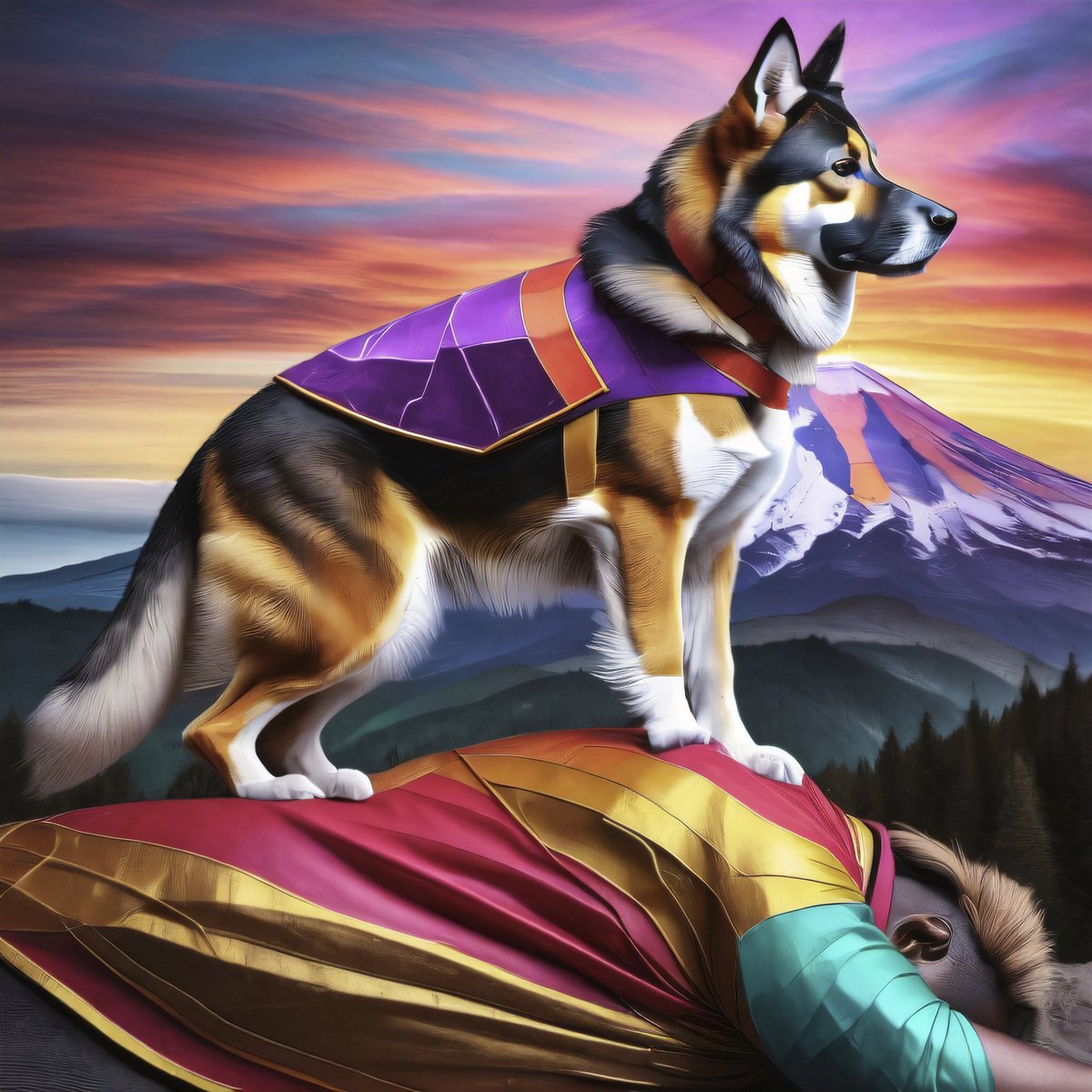 visioguy's tweet photo. Fiddling with AI image generation, and...
EVERYBODY up for Bow Down to Washington!
#BowDownToWashington #GoDawks #UWvsUSC #LetsGoHuskies #Huskies #UniversityOfWashington #BeatTheTrojans #AI #AdobeFirefly https://t.co/SZBeVFNkl1