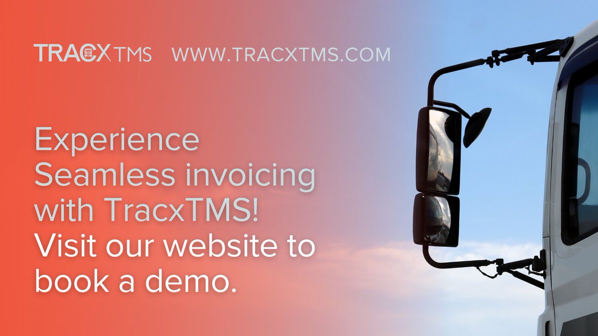 TracxSystems's tweet image. TracxTMS allows you to focus on growing your business!

________________

#WhenEfficiencyMatters #TracxTMS #TransportationSoftware #trucking #supplychain #supplychaintechnology #logistics