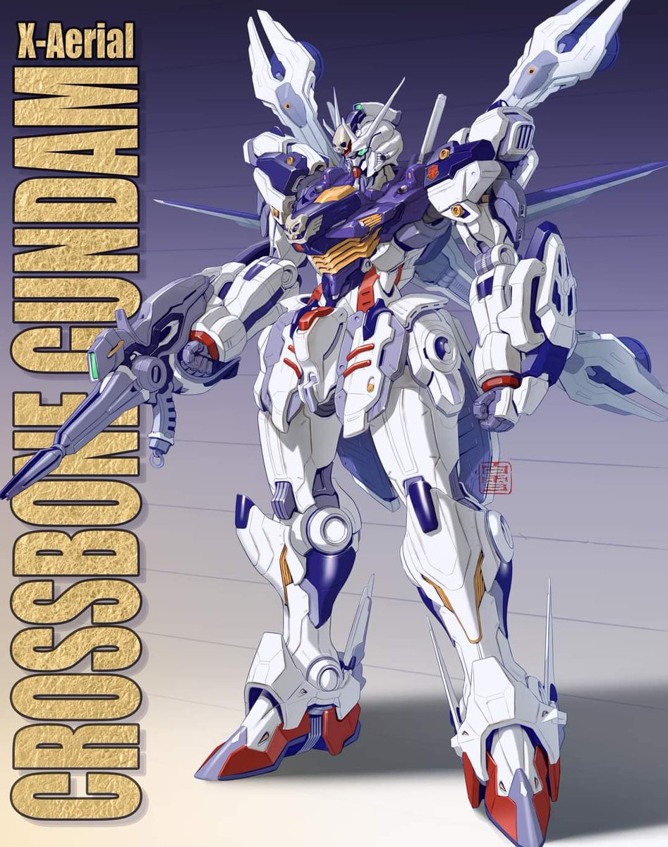 Crossbone Gundam X-Aerial
Artist: Hiroyuki Maeda

#Gundam #gunpla #G_Witch
#crossbonegundam #artworks #アートワーク #Gundam #ガンダム