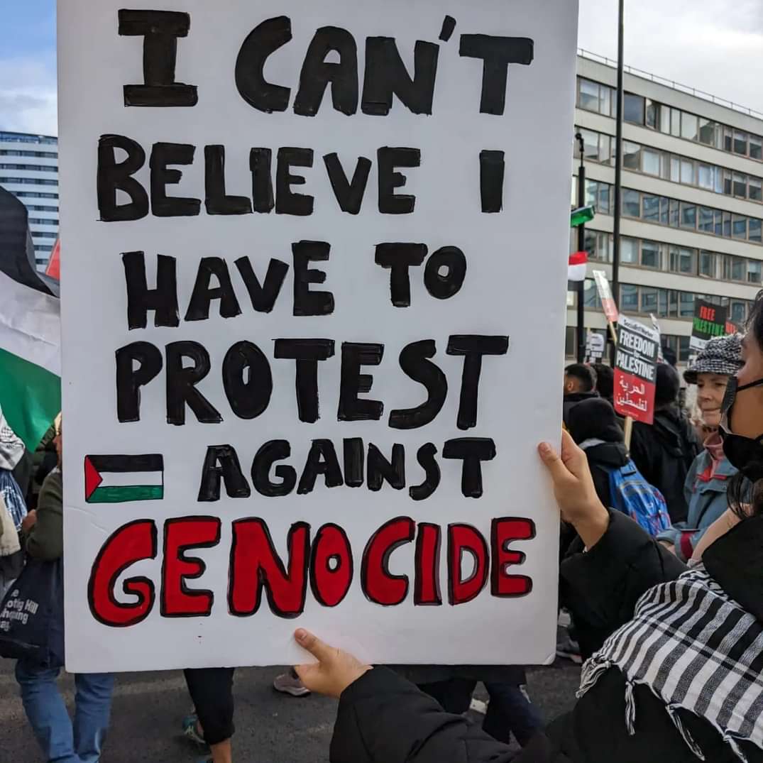 In 2023....

(Picture from a London pro-Palestine protest - 26 Oct)