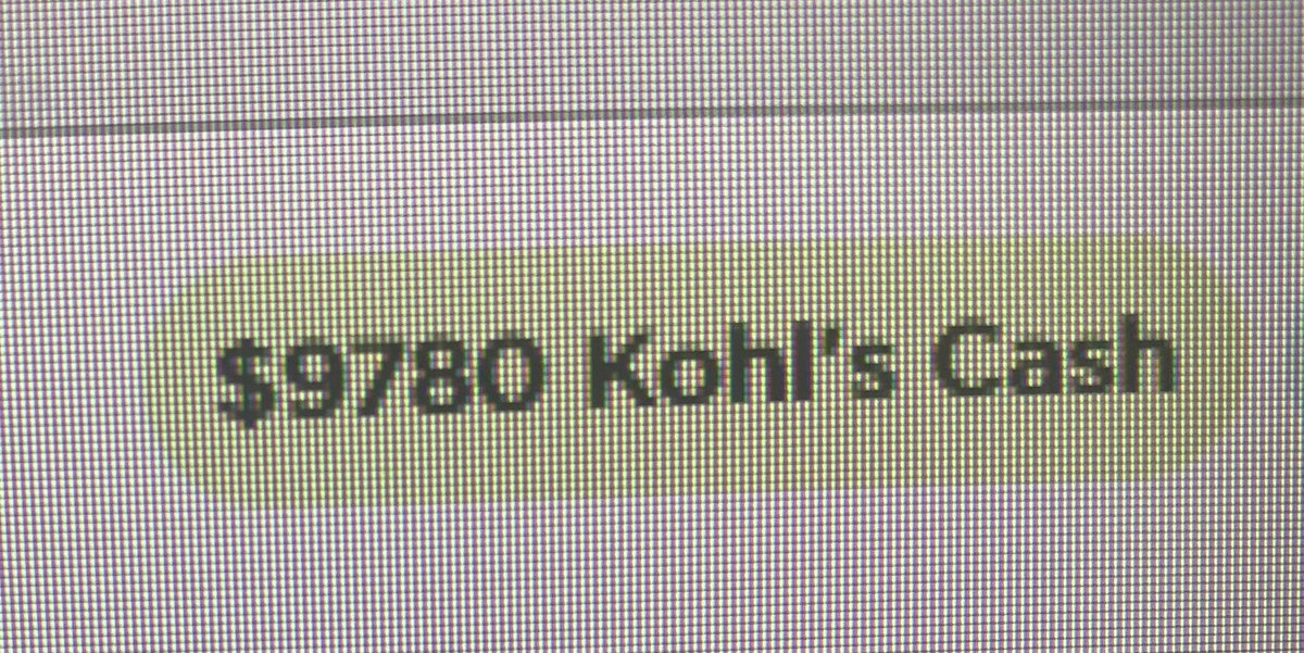 Kohls was cool 2 years ago when stuff actually stayed profitable for over a week. 

Was always KC rich