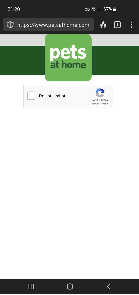 Mickr_r_de's tweet photo. @PetsatHome great idea to put up I'm not a robot verification that does not work. Confirm countless bridges, bicycle and bridges still not able to get to the website to order. Very secure https://t.co/1lZJwGMjIB