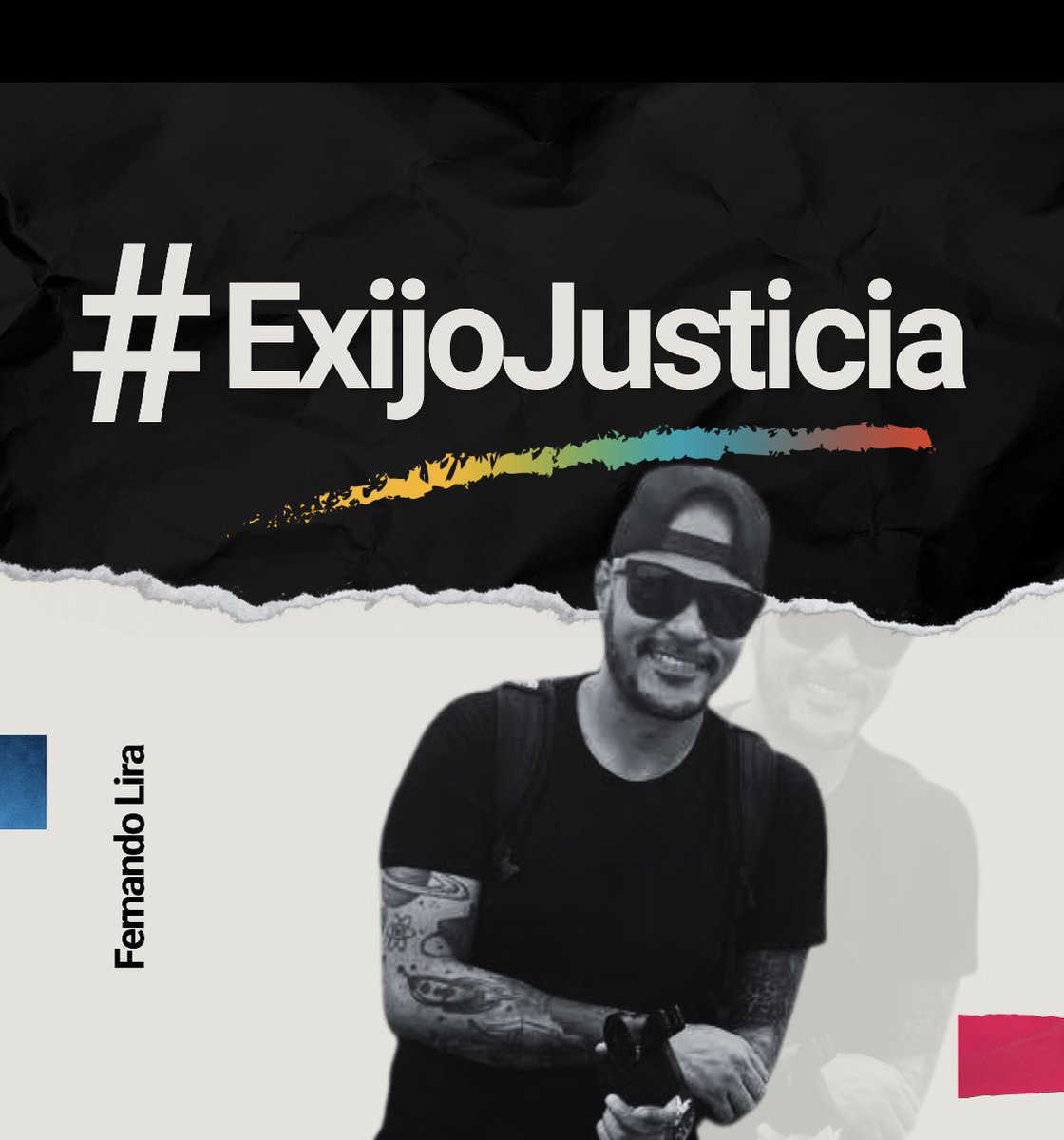 Fernando Lira fue asesinado en 2019 tras ser víctima de una estafa monetaria. El responsable del hecho se unió en complicidad con un grupo de las FAES para simular un “enfrentamiento”.
Las pruebas, dicen todo lo contrario.
#ExijoJusticia