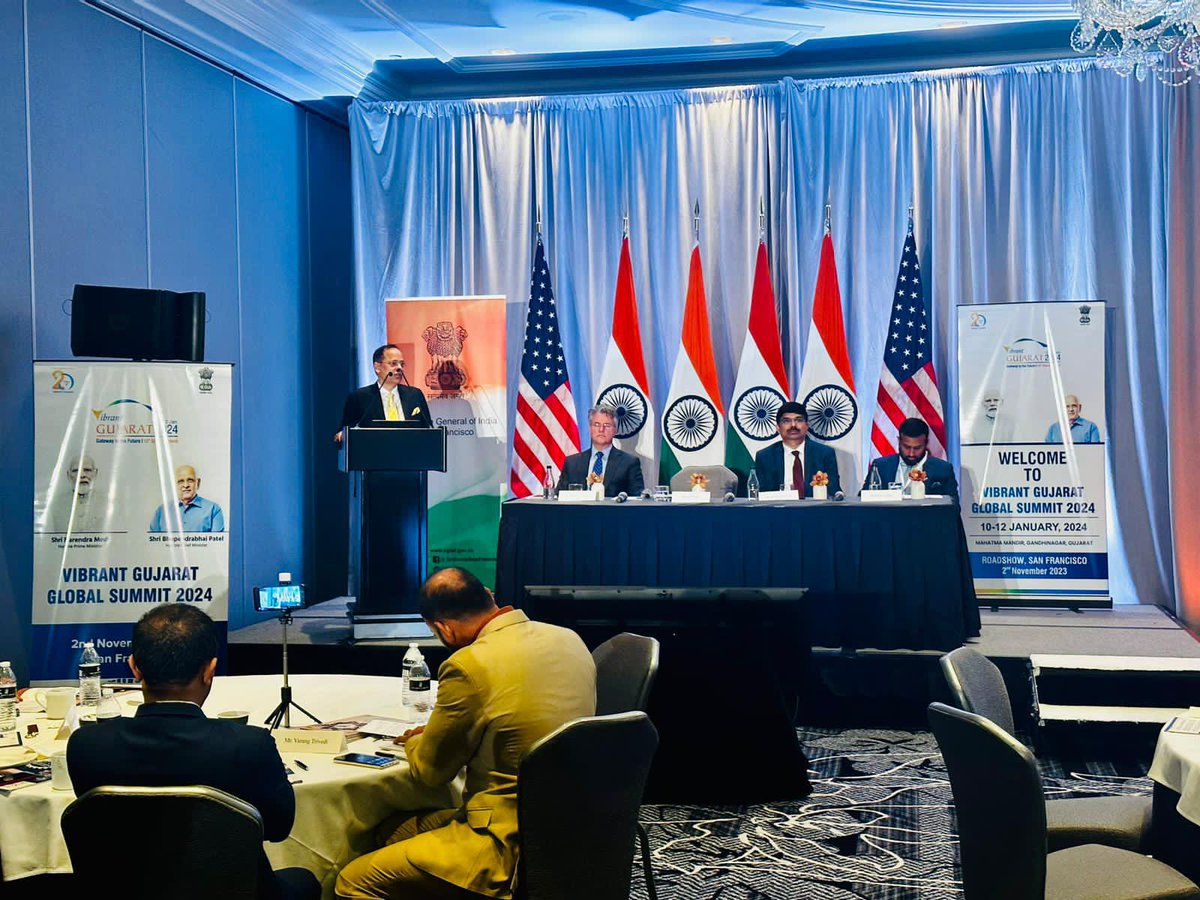 JP Gupta (@jpguptaias) on Twitter photo Roadshow under aegis of #VGGS2024 held at hub of Silicon Valley, SFO. Attended by many entrepreneurs and Tech leaders.
#vibrantGujarat <a href="/CMOGuj/">CMO Gujarat</a> <a href="/InfoGujarat/">Gujarat Information</a> <a href="/PMOIndia/">PMO India</a> Roadshow under aegis of #VGGS2024 held at hub of Silicon Valley, SFO. Attended by many entrepreneurs and Tech leaders.
#vibrantGujarat <a href="/CMOGuj/">CMO Gujarat</a> <a href="/InfoGujarat/">Gujarat Information</a> <a href="/PMOIndia/">PMO India</a>