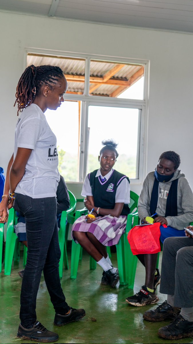 Incredible session on #Leadershp #SRHR goal setting, career dev#Conservation Empowering young minds to tackle #ClimateChange #leadConservation work head-on. We're shaping a sustainable future!  #YouthEmpowerment @PublicPathways @LeoProjectKenya @ZeitzFoundation  #Jasiri4loading