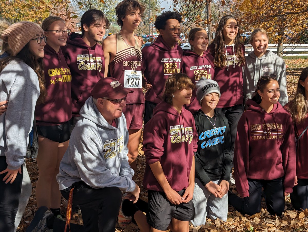 Blake Wenger wrapped up his Big Spring Cross Country career today at States.  Blake finished 149th.  It's been a great 4 years!