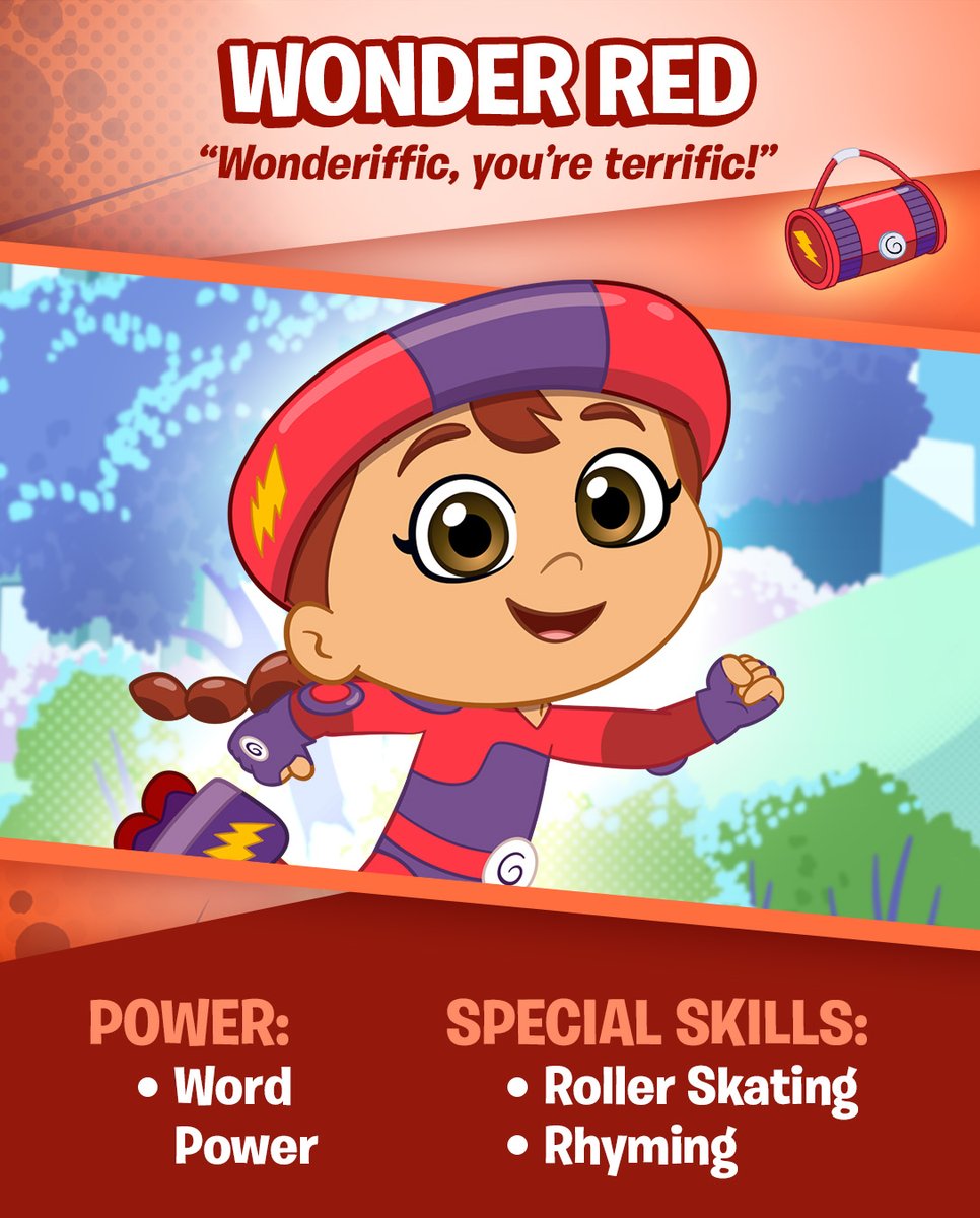 The wonderiffic Wonder Red trading card 🍎 📺 Stream Super Why's Comic Book Adventures on @PBSKIDS #SuperWhy