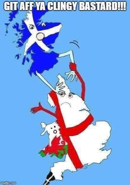 None of us want or need Westminster and they know it and are clinging on with all they have. But it’s going to happen Devolution is natural.