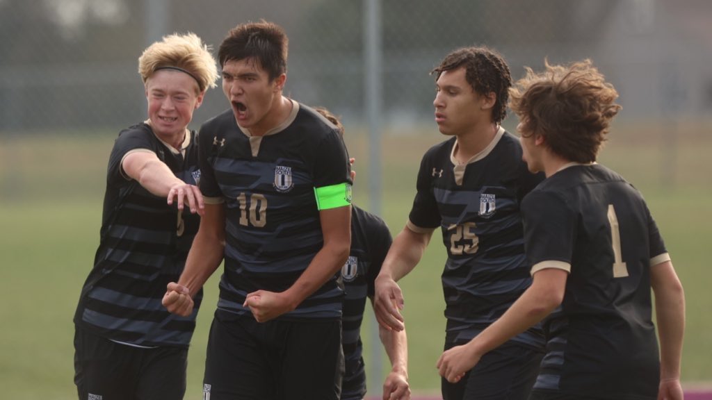 Mac Moore (@macmoore_kshsaa) on Twitter photo FINAL: Maize South 2, Blue Valley Southwest 1
Maize South hangs on to win its 2nd straight state title against the Timberwolves.
Vitor Geromel and Philip Wait w/ the goals for the Mavs.
#KSHSAACovered x <a href="/CapFed/">Capitol Federal</a> FINAL: Maize South 2, Blue Valley Southwest 1
Maize South hangs on to win its 2nd straight state title against the Timberwolves.
Vitor Geromel and Philip Wait w/ the goals for the Mavs.
#KSHSAACovered x <a href="/CapFed/">Capitol Federal</a>