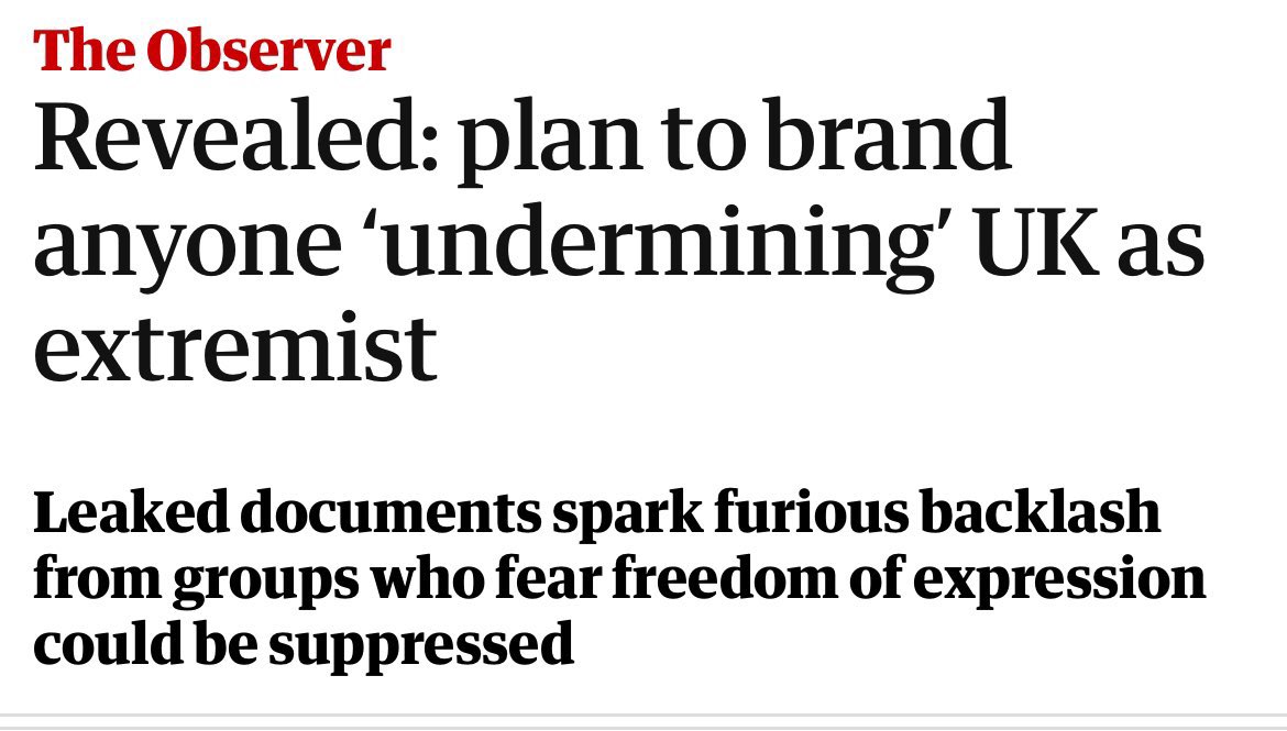 People undermining the UK; 

Rishi Sunak, Suella Braverman, Michael Gove, Boz Johnson, 30p Lee, Nigel Farage, Kemi Badenoch, David Frost, David Davis, Dominic Raab, Liz Truss, Kwasi Kwarteng, Laura Kuensberg, Viscount Rothermere, Rupert Murdoch, Laurence Fox, Andrew Neil…