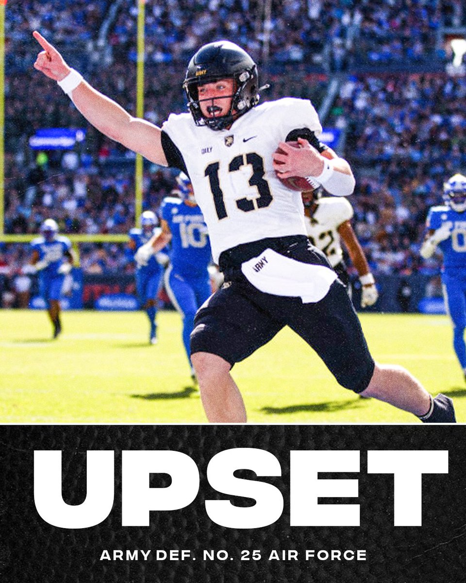 Army hands No. 25 Air Force its FIRST loss of the season‼️