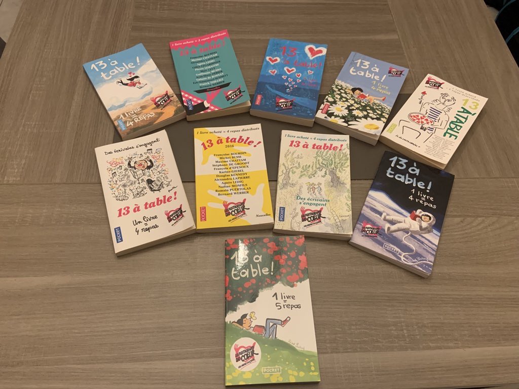 RouzicNathalie's tweet photo. @restosducoeur @Pocket_Editions #13atable @Catherine1R @DesLivresEtMoi7 @plumesetlivres @Killing79 https://t.co/1dDRrSb3Ac