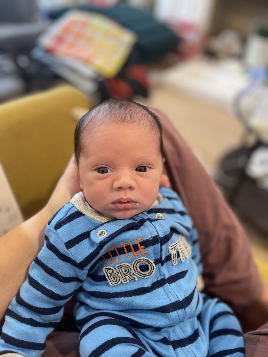 I had a baby last week he’s pretty great