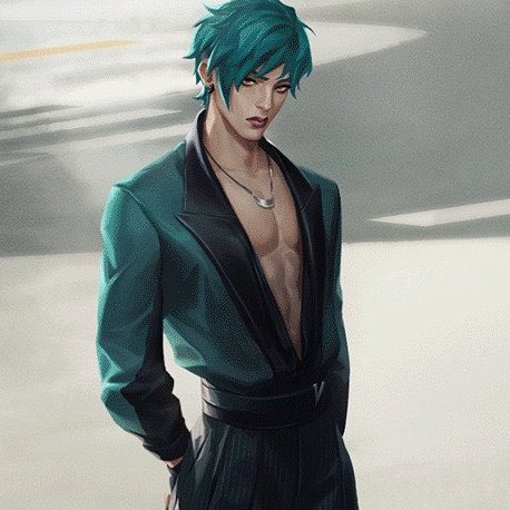 daily aphelios #apheliosweek on X: fun fact ! every male champions released after jhin (1st february 2016) are all shirtless except aphelios, being the only male champion being fully clothed since 2016