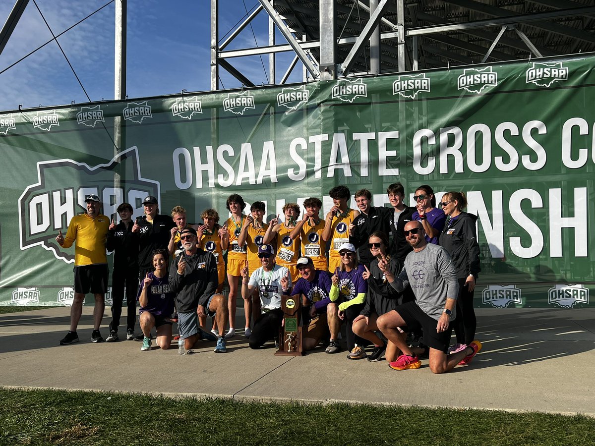 Congratulations to the Boys Div 1 Cross Country Champions. State Champions has a nice ring to it. Hard work does truly pay off. Go Bears!!!!