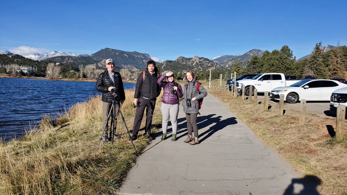 AudubonNC's tweet photo. NC chapter leaders are in Estes Park, CO for @audubonsociety's leadership conference. We’re swapping stories and inspiration with Audubon members from across the hemisphere, and seeing some amazing birds! https://t.co/20DGZpkwGh