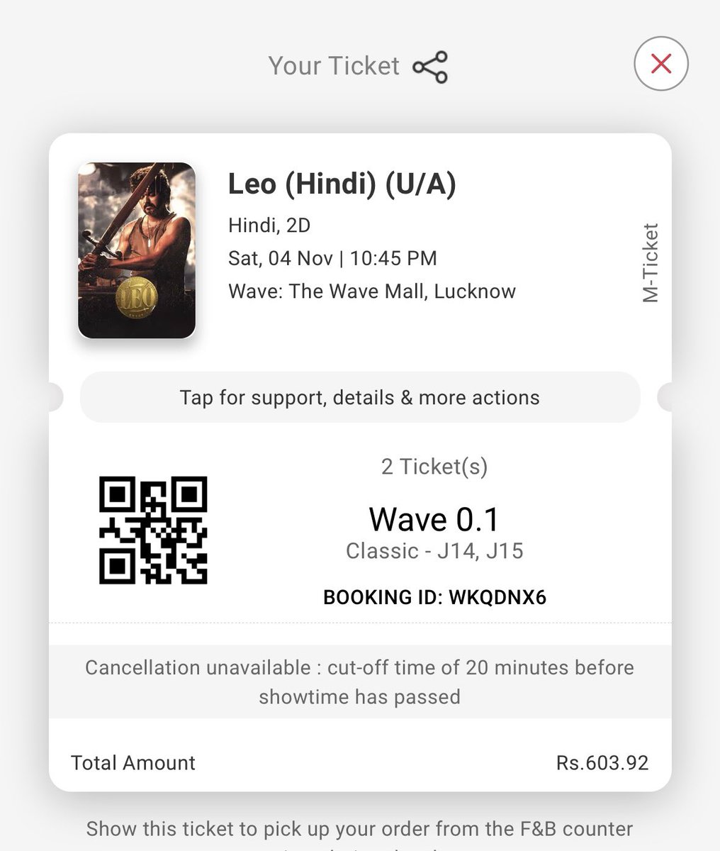 #Leo movie #WaveCinemas #Lucknow