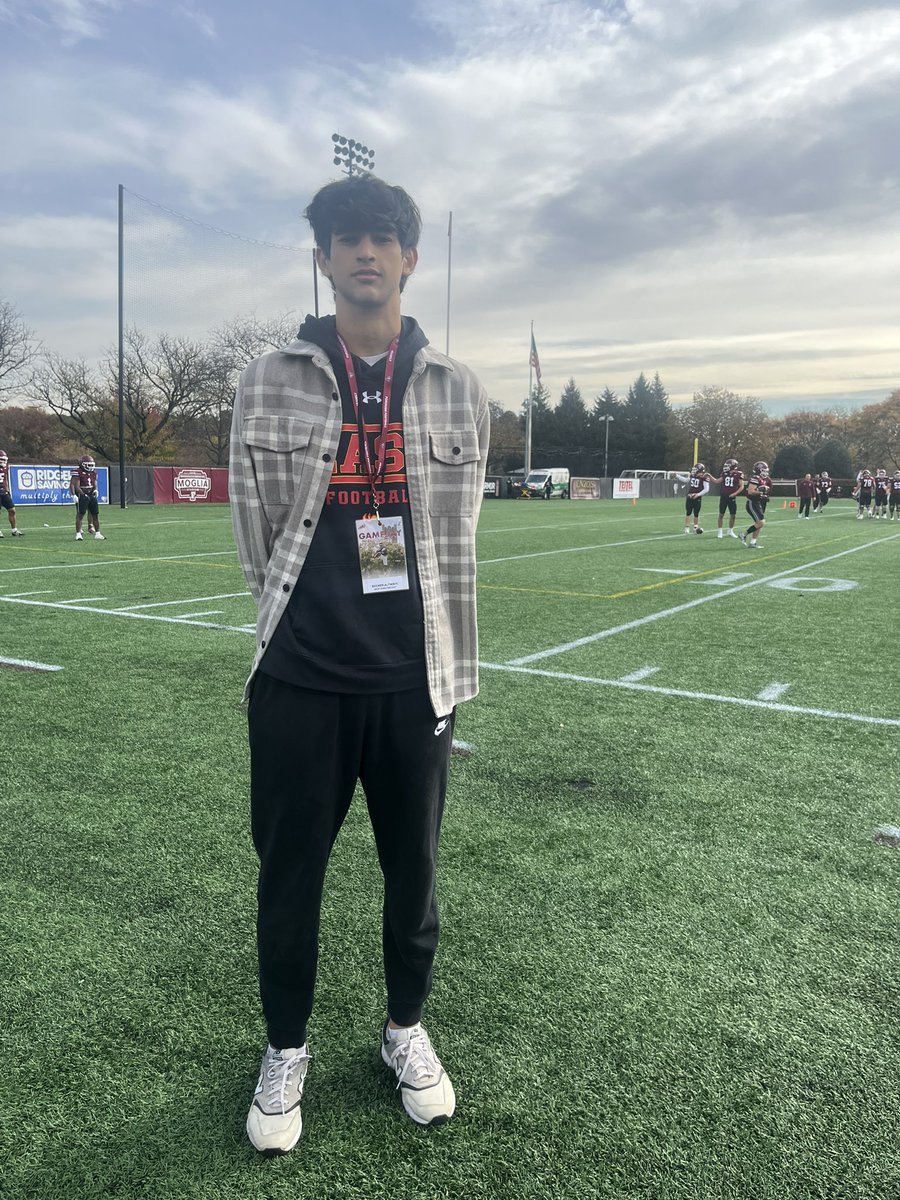 Had a great time at the <a href="/FORDHAMFOOTBALL/">Fordham Football</a> Gameday visit. Honored to announce I’ve received the opportunity to continue my athletic and academic career! Thank you to <a href="/RFReichert/">Rich Reichert</a> for the invite and conversation.
<a href="/WCEastFootball/">WC East Vikings Football</a> <a href="/CoachStephenWCE/">Coach Stephen</a>