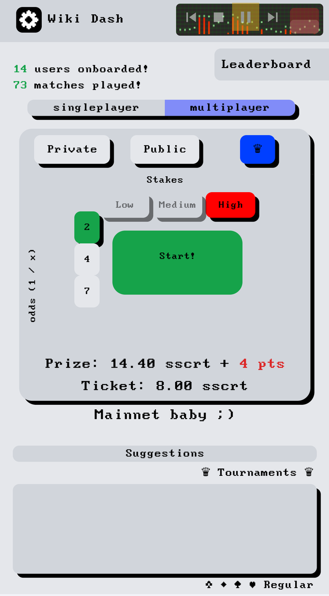 AART_BlackJack's tweet photo. Black Jack now supports SNIP20 tokens #SSCRT and #SILK, adding an extra layer of privacy to your winnings.
From next Friday @ 6pm UTC, we will restart our regular game nights. Join our discord (bio) and play with us to socialise, learn to play and compete for top cash prizes! https://t.co/M26KjRoMUa