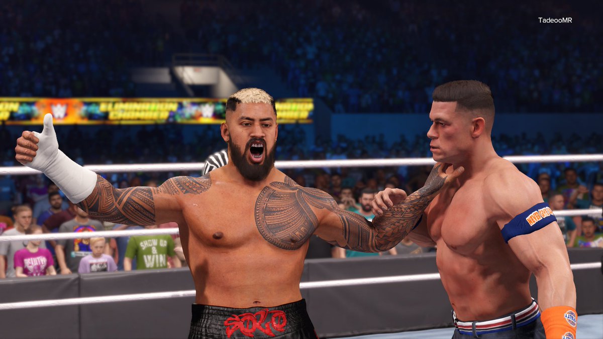 Tadeoo_MR's tweet photo. #WWE2K23 SOLO SIKOA '23

Now In CC

INCLUDES:
•Updated beard
•Updated hair
•New tattoo done by @SoyElRuu 
•New #WWECrownJewel
Attire 

Thanks to @qwertiakk for converting it to alt

🏷️Solo sikoa, Crown Jewel,MRTADEO

ENJOY 🎮 https://t.co/P9U0jdxbfF