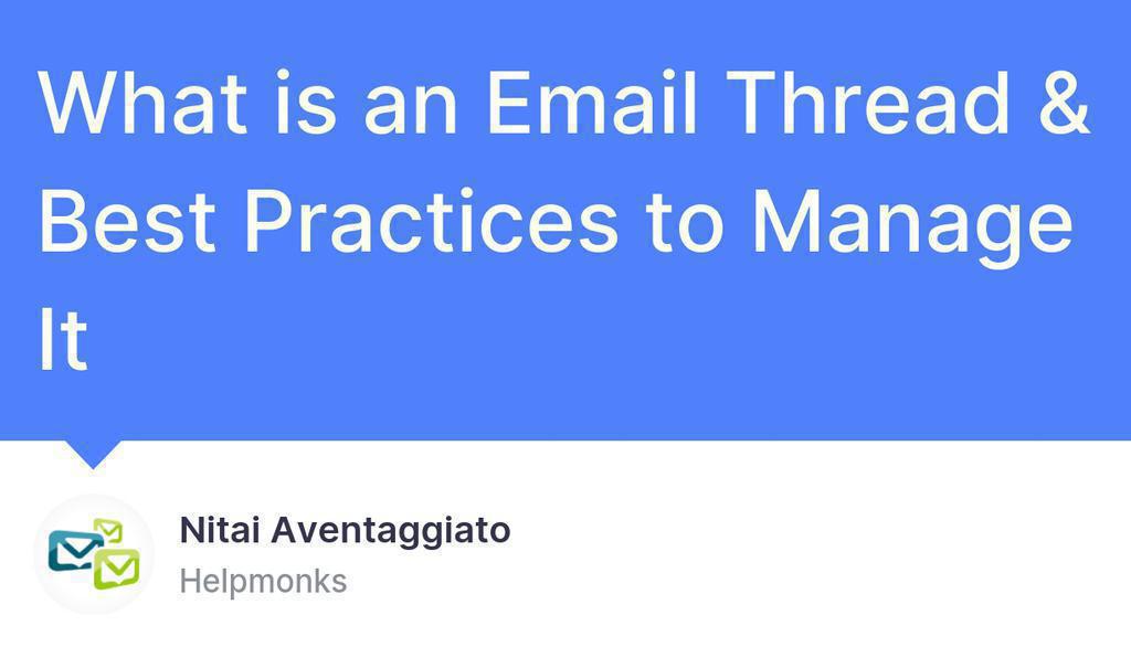 helpmonks's tweet image. Organized conversation tracking is key to making sense of it all, and email threads are an excellent device to that end

Read more 👉 lttr.ai/AIBzp

#OrganizeComplexConversations #UnderstandEmailThreads #EmailThreads #ExcellentDevice #MultipleIndividualsPertaining