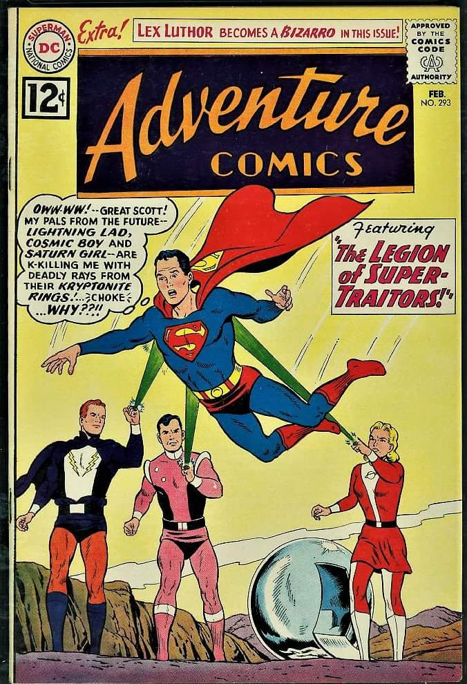 Classic Comic - Adventure #293 (1962) - 1st appearance pf Comet the Super Horse and Legion of Super Pets. Mon-el, General Zod and Jax-ur appear. Cover by Curt Swan and George Klein. Jerry Siegel story #dccomics #comicbooks