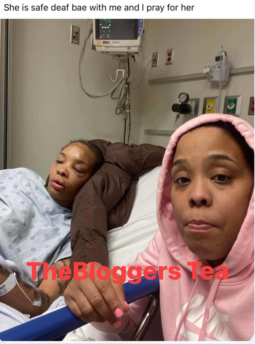 dabiggesttdon's tweet image. Deafbae went to see her new gf and look what she did , I hate that for her