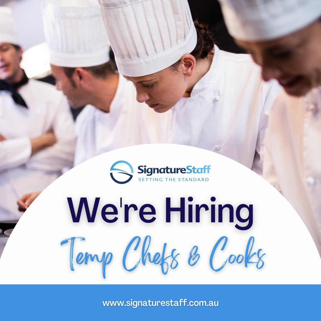 SignatureStaff's tweet image. Now Hiring: Temp Chef and Cooks
Attention chefs and cooks! Temporary positions available. Apply now for this culinary opportunity. Details and application at bit.ly/TempChefCooksS… #ChefJob #CookJob #TemporaryHiring