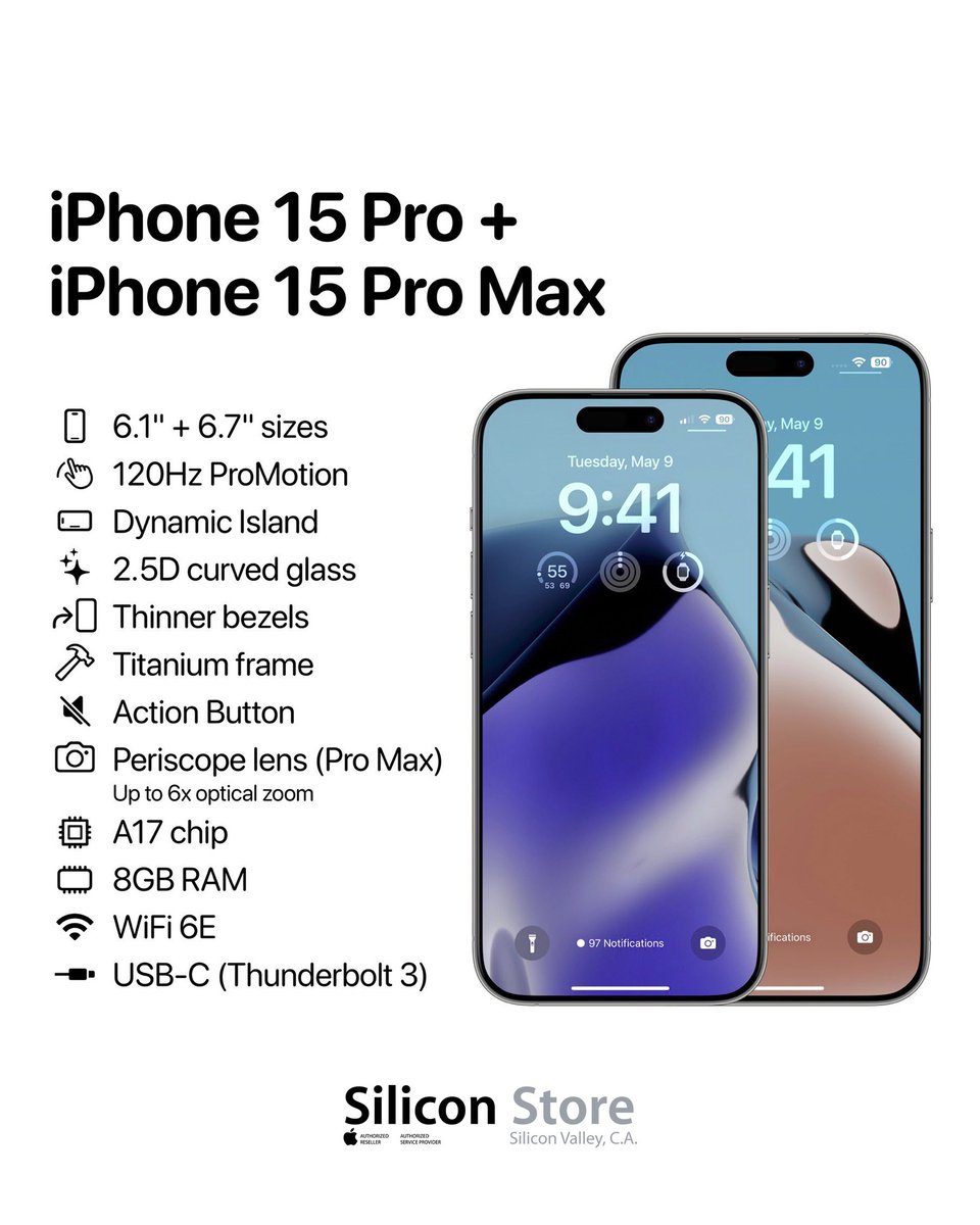 SiliconStoreve's tweet photo. Ambos son la definición de calidad ⭐⭐⭐

¿Con cuál te quedas?

#SiliconStoreVe #Apple #iPhone15 https://t.co/FcPMbcOZuu