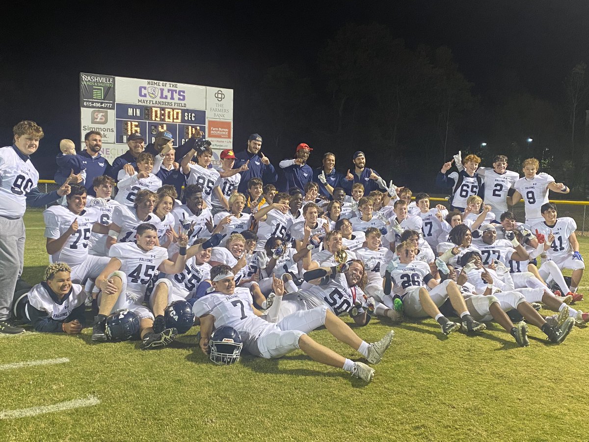 No better way to end a football season. Won state 3/4 years of my high school Career, I want to thank the coaches for instilling in me what it means to persevere and teaching me what it means to have mental toughness. It’s been a ride. #1 out🦅<a href="/FCAFalconsFB/">Franklin Christian Academy Football</a> <a href="/kcjorgensen14/">Coach KC Jorgensen</a>