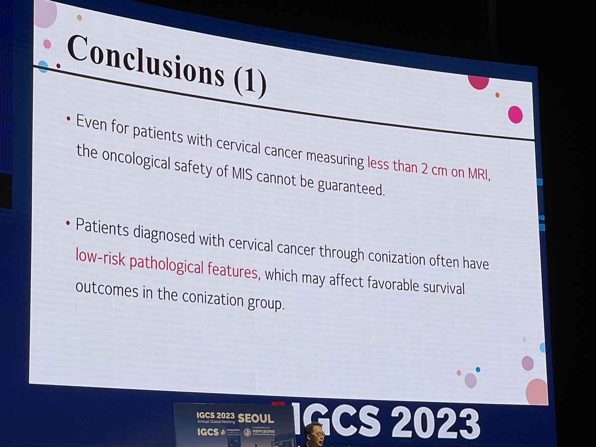 ggardnermd's tweet image. Congratulations Dr Tae Woo Kong on the outstanding presentation of the GORILLA Trial evaluating surgical technique for radical hyst in early stage cervical cancer Great opening session #IGCS2023 ⁦@SGO_org⁩ ⁦@GYNCancer⁩
