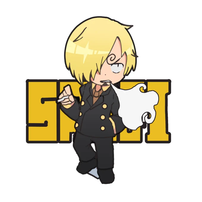 ぐるぐる眉毛 #ONEPIECE