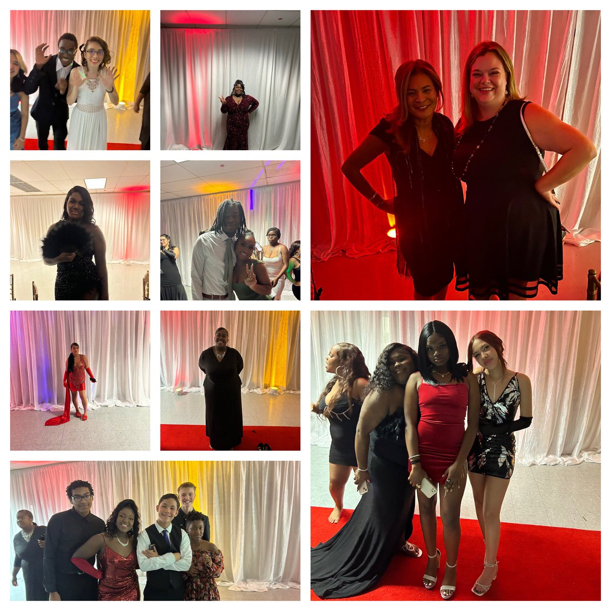 I had a blast at the our Homecoming dance tonight! Charger students and staff were all dressed up and ready for the red carpet Thank you Ms Freeman, Mr Forbes, and SGA! Phenomenal JOB! <a href="/Hallandale_SGA/">HallandaleSGA⚡️</a> <a href="/AShin66/">Coach Shinhoster</a> @Principal_HMHS