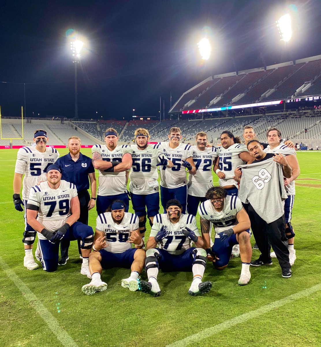 LIGHT THE A BLUE!!!!
God gave us a great opportunity &amp; we fought for 60 mins and then some….Love my crew!