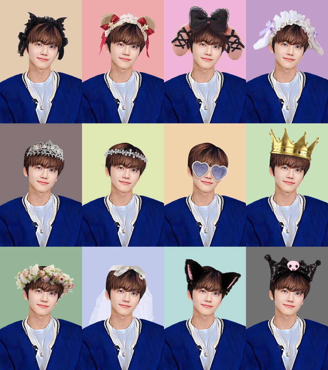 Give him all the cute headbands and accessories. He deserve everything that is beautiful in this world.